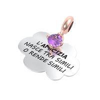 Charm Rerum Donna AMICIZIA in Argento Ametista 25029 - 25029